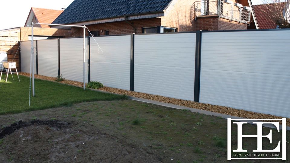 Gartenzaun aus Sandwichplatten - hochwertig - Aluminium HE in Schloß Holte-Stukenbrock