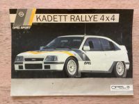 OPEL KADETT RALLYE 4X4 Folder Niedersachsen - Seevetal Vorschau