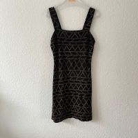 H&M Kleid Schwarz Gold Muster Aufdruck Sommerkleid Boho M Niedersachsen - Oldenburg Vorschau