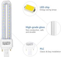 2 × LED kalkweiß 11W PLC G24 Leuchtmittel Aigostar Baden-Württemberg - Hausach Vorschau