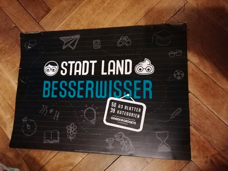 Stadt Land Besserwisser Gesellschaftsspiel in Hamburg