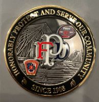 PFD Coin Pasco Fire Department Münze Firefighter Challenge Coin Hessen - Elz Vorschau