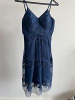 Abiball Cocktail Kleid Spitze blau Gr. 38/10/M Köln - Rodenkirchen Vorschau