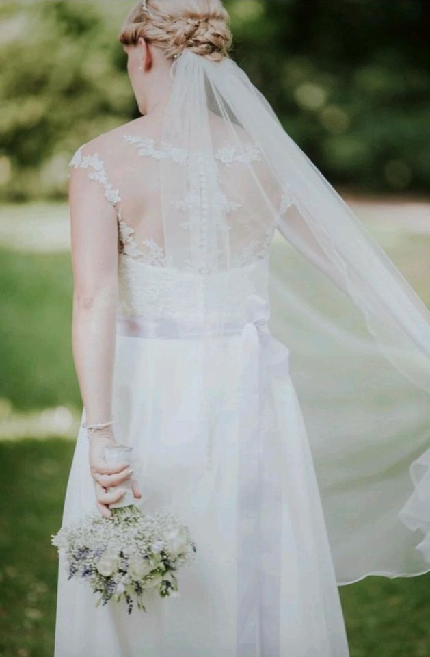 Brautkleit Hochzeitskleid Schwangerschaftkleid Lilly  Gr 40 in Wentorf