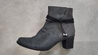 Damenstiefelette Rieker grau Gr. 40 Baden-Württemberg - Eggenstein-Leopoldshafen Vorschau