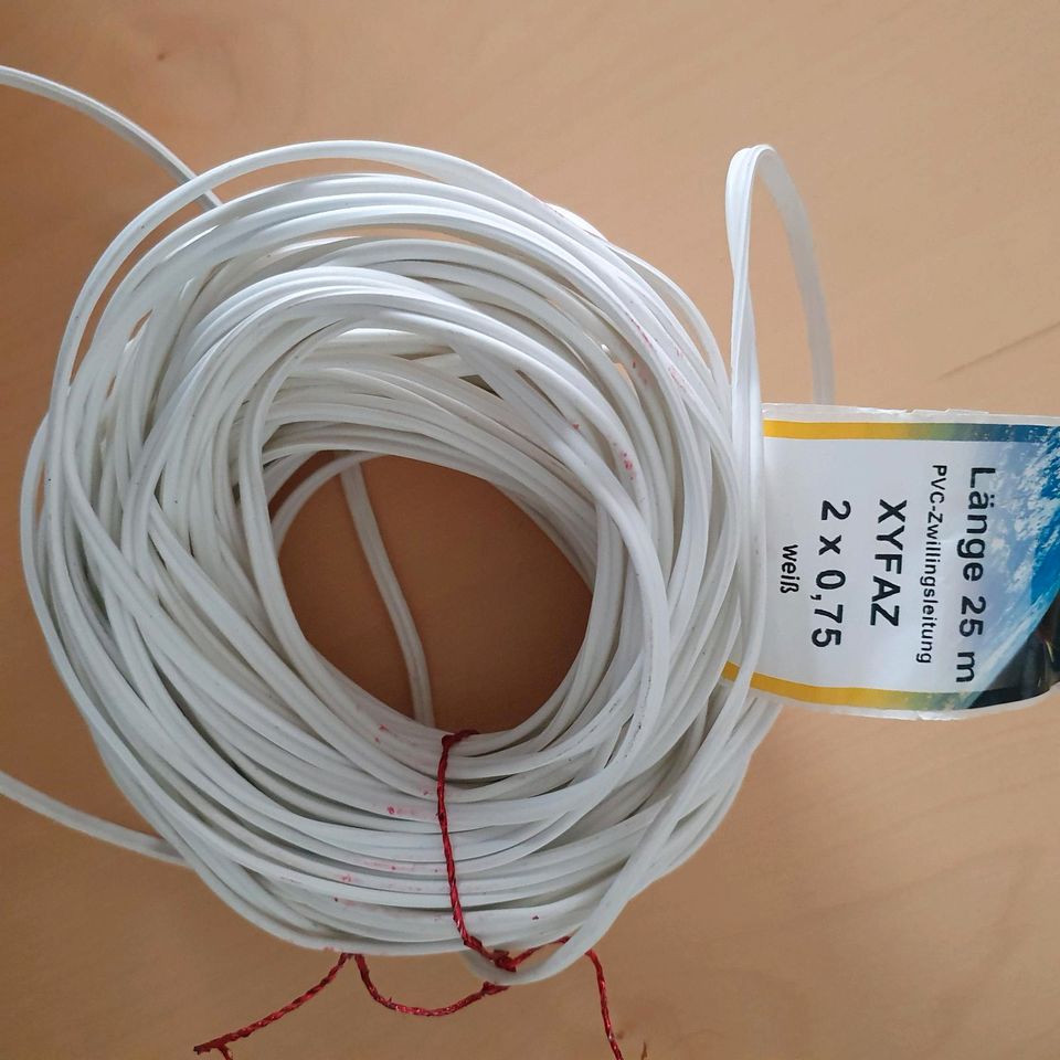 25m 2 adriges Kabel 0.75 Querschnitt in Bayern - Augsburg