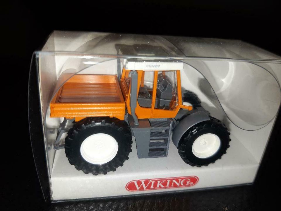 Wiking 3800229 Fendt Xylon mit Ladepritsche 1:87 OVP orange in Biebergemünd