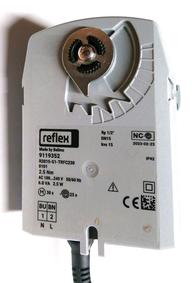 Reflex Motorkugelhahn Safecontrol 9119352 1/2" für Nachspeisung in Lichtenau