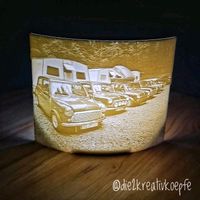 Personalisierte 3D-Lithophane mit LED-Licht Hessen - Greifenstein Vorschau