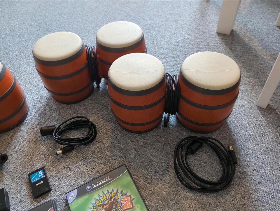 Nintendo GameCube Paket mit 4x Bongo Controller und Spielen uvm in Kirchlengern