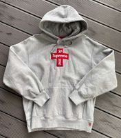 Supreme Crossbox Logo Hoodie Grey Medium München - Moosach Vorschau