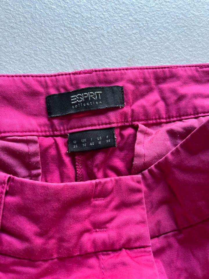 Esprit Hosen Sommer 3/4 - 7/8 Hose Gr. 36 /S Magenta/lila in Nienburg (Weser)