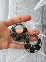 Ohrringe, earrings, ohrring, vintage, schmuck, schwarz, braun Hessen - Hanau Vorschau