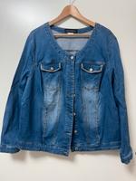 Traum Jeans Jacke, Blau von Sara Lindholm, Strass, Gr. 52 Hessen - Trebur Vorschau