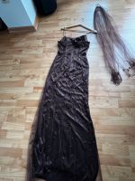 Abendkleid, Gr. 36, Braun, Glitzerapplikationen Bayern - Weißenhorn Vorschau