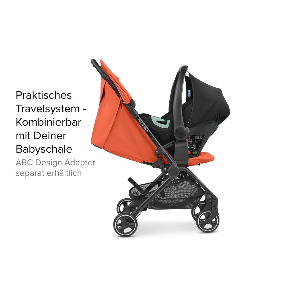 ABC-Design Ping 2 - Carrot - Buggy mit flacher Liegeposition, Tragetasche und Tragegurt (bis 27 kg belastbar) - NEU in Fulda