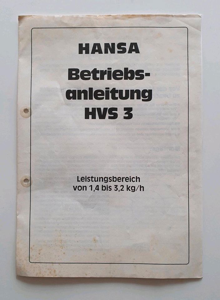 HANSA HVS 3 Heizölbrenner (Pumpe und/oder Magnetventil defekt) in Dillingen (Donau)