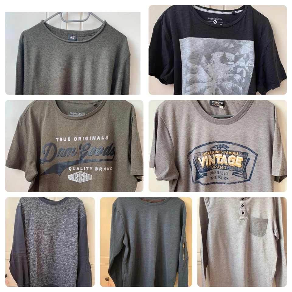 Herren Kleidung Gr. L Tshirt Pullover H&M Jack&Jones litrico in Hagen