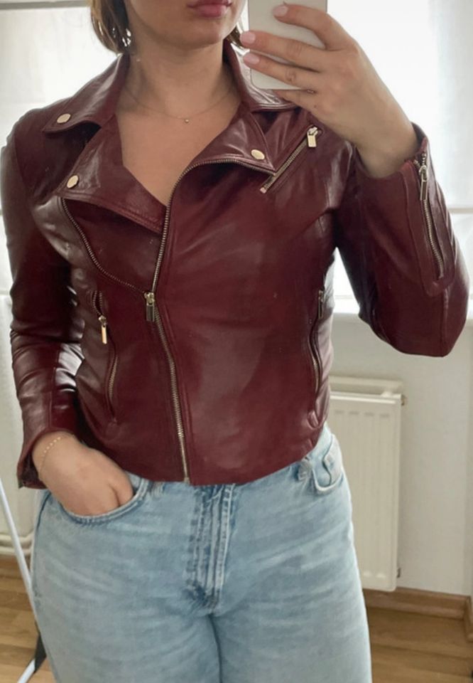 Real leather jacket (M) in Berlin