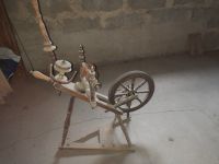 Antikes Holz Spinnrad ca von 1900 vintage Deko Hessen - Nidda Vorschau