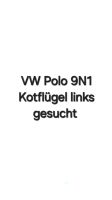 SUCHE VW Polo 9N1  Kotflügel links  schwarz Nordrhein-Westfalen - Alpen Vorschau