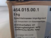 3 Karton Spachtelmasse 5kg Geberit  (Neu) Bayern - Erding Vorschau