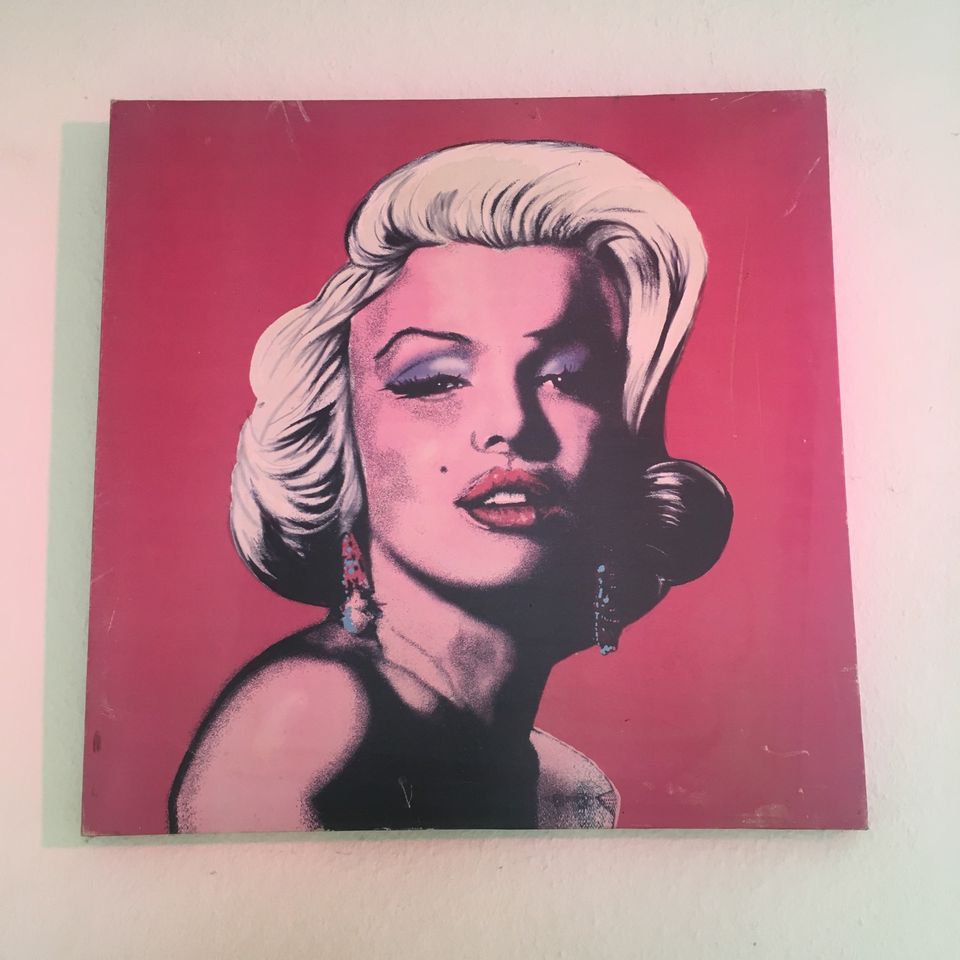 Marylin Monroe Bild Leinwand 60x60cm Andy Warhole Collection in Hamburg