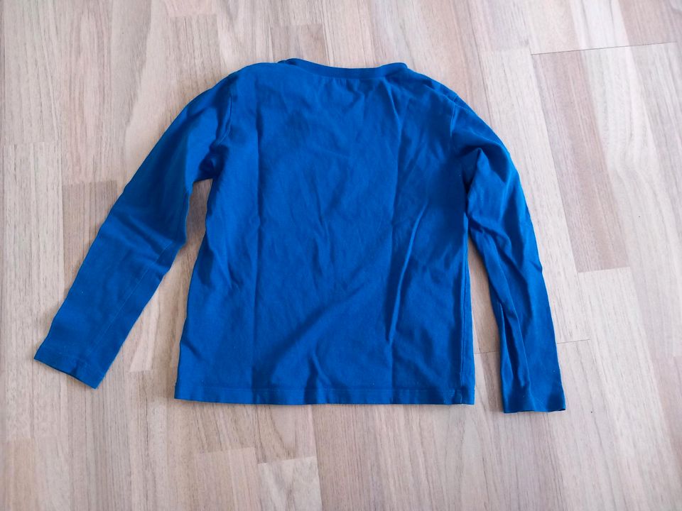 Pullover, Langarmshirt, blau, H&M in Arnstein