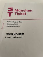 Hazel Bugger Ticket Bayern - Freising Vorschau