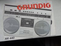 Grundig RR440 Stereo Transistorradio Gebrauchsanweisung Sachsen - Mügeln Vorschau