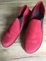 Loints of Holland Slipper/Ballerina Nubuckleder Rot Gr 39 Nordrhein-Westfalen - Euskirchen Vorschau