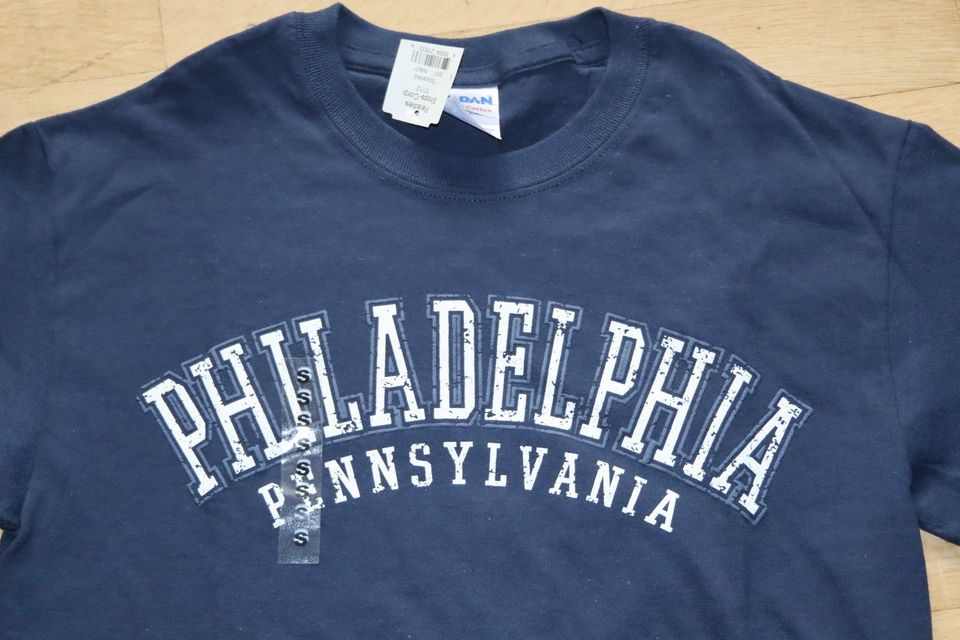 neu! T-Shirt Philadelphia Pennsylvania blau Gr. S in Gersthofen