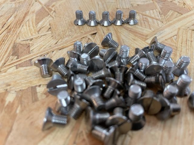 VA Senkkopf - Schlitzschrauben 5x10 mm - 50 Stück in Britz bei Eberswalde