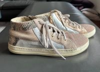 Cox ** Sneaker ** Gr. 38 ** Echtleder ** Rose-silber-Schlange ** Baden-Württemberg - Bammental Vorschau