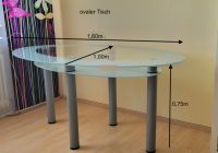 Tisch mit zwei Glasplatten Bayern - Randersacker Vorschau