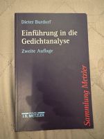 Einführung in die Gedichtanalyse (Dieter Burdorf) Wiesbaden - Nordenstadt Vorschau