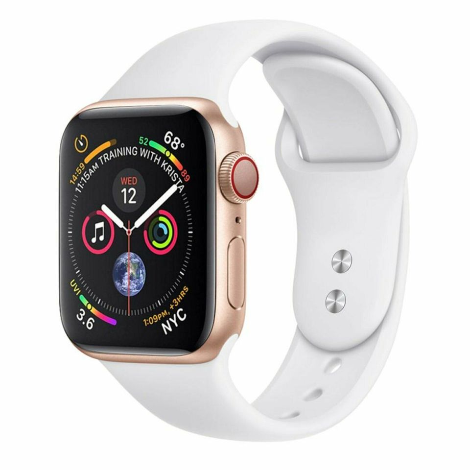 Für Apple watch 38 40 42 44 Silikon Sport Armband Band 54 Farben in Meinerzhagen