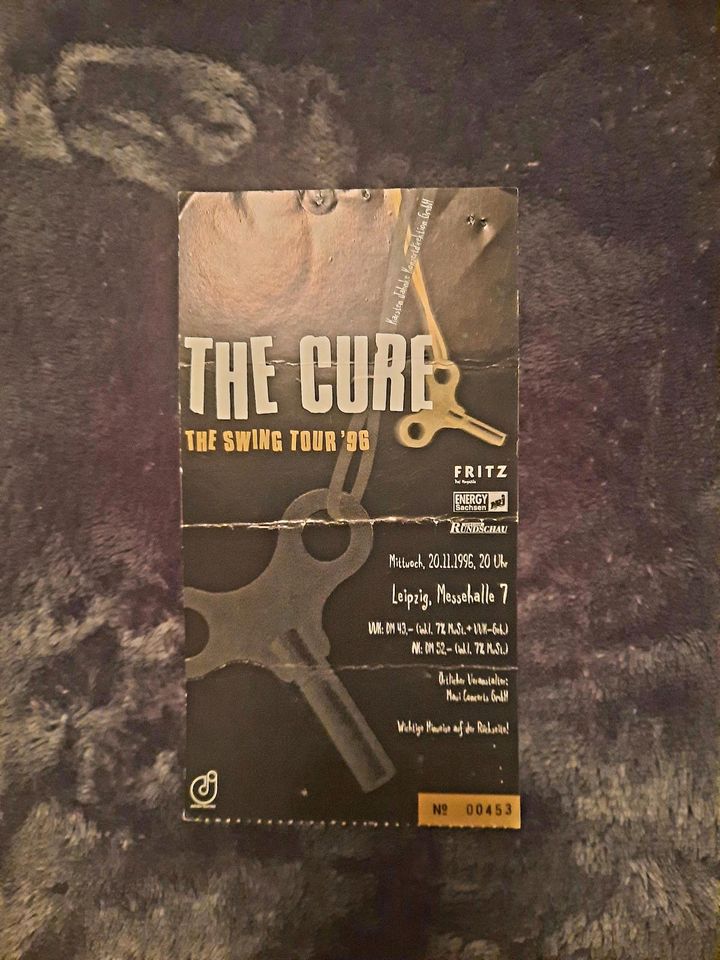 THE CURE  SWING TOUR 96 LIVE IN CONCERT KONZERTKARTE TICKET L in Reichenbach (Vogtland)