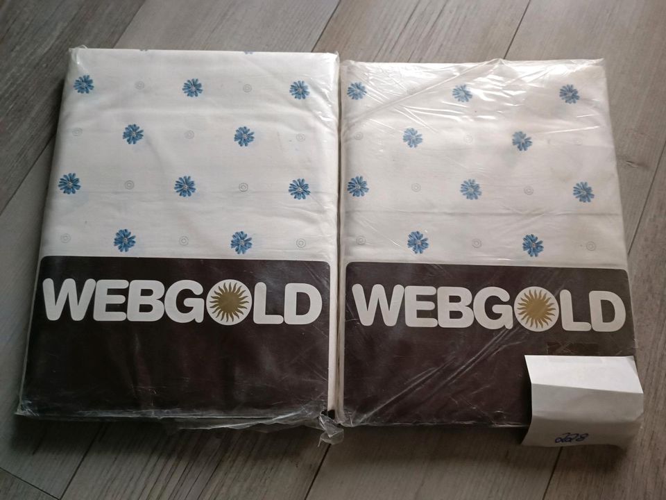 Webgold Bettwäsche 4tlg Silke 5474/731, 155x200, Creme * NEU in Glattbach Unterfr.