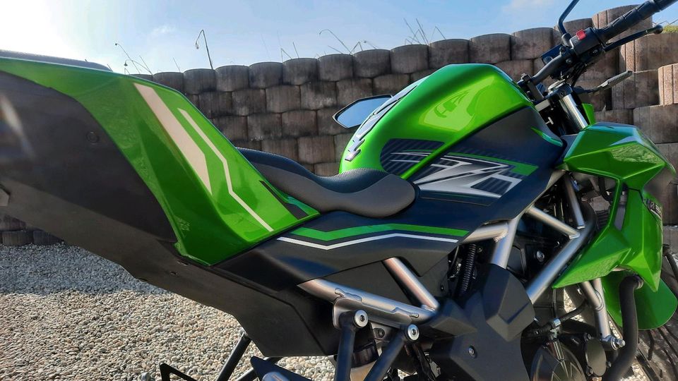 Kawasaki Z 125 Performance reines Sommerfahrzeug mit neuen TÜV in Zeilarn