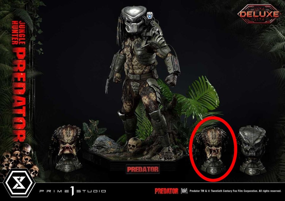 Prime 1 - Predator Jungle Hunter 1/3 - DX Bonus Bust Büste Head in Essen