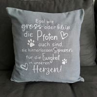 Dekokissen Bezug 40x40 cm Hund Geschenk Hessen - Edertal Vorschau