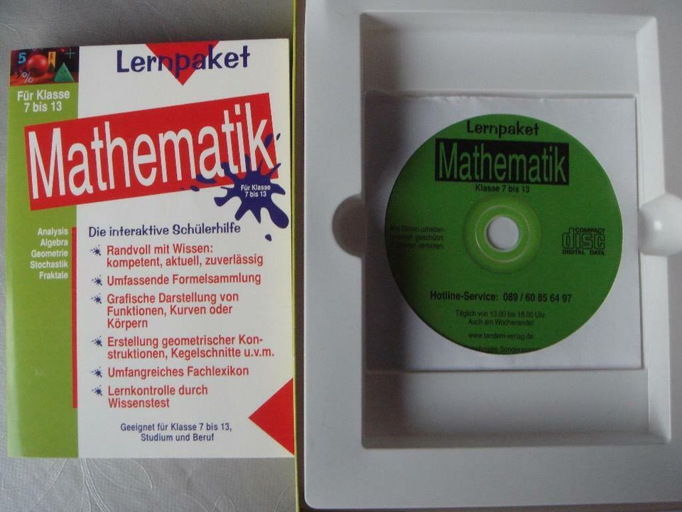 Lernpaket Mathematik Die Interaktive Schülerhilfe Klasse 7-13 in Seligenstadt