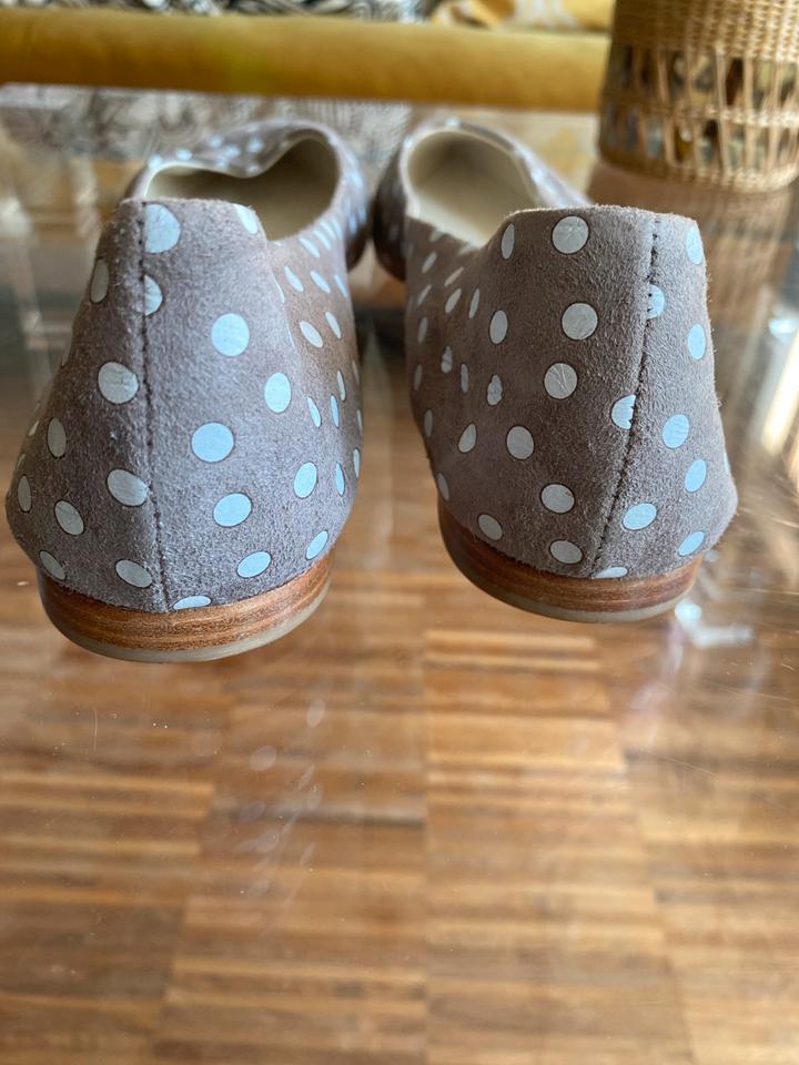 MANIA Ballerinas 39 Punkte weiß braun NEU Leder Pretty ! in München