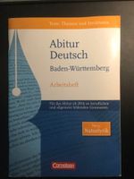 Arbeitsheft Abitur Deutsch Baden-Württemberg Cornelsen Verlag Bayern - Herrieden Vorschau