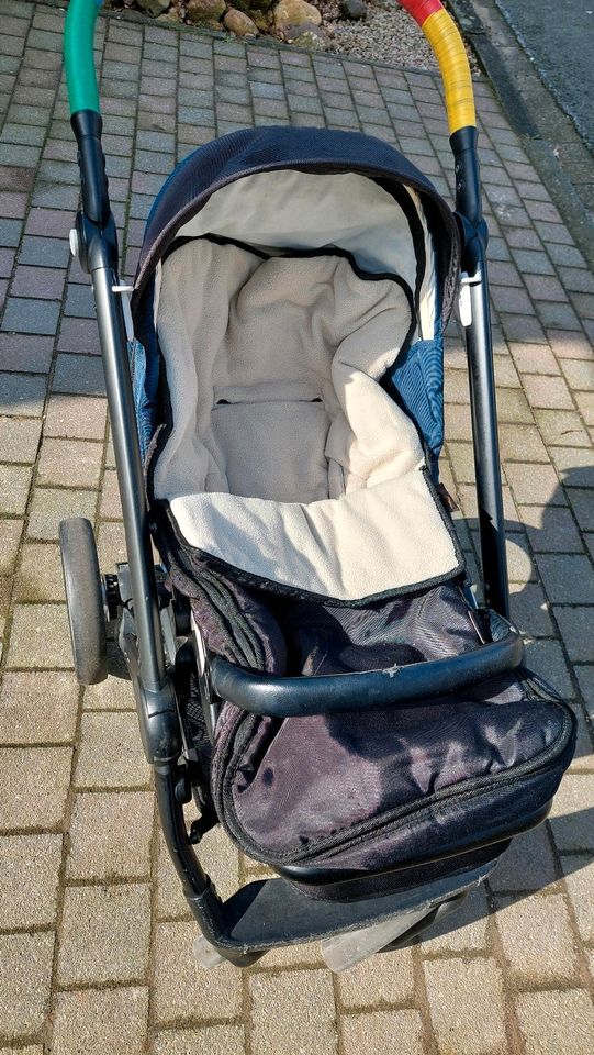 Kinderwagen Babywanne Sportsitz MAXI Cosi CabrioFix in Reken