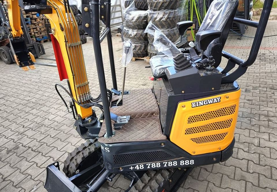 NEU Yanmar, Joistick, Knickarm Minibagger Kingway H12 in Frankfurt am Main