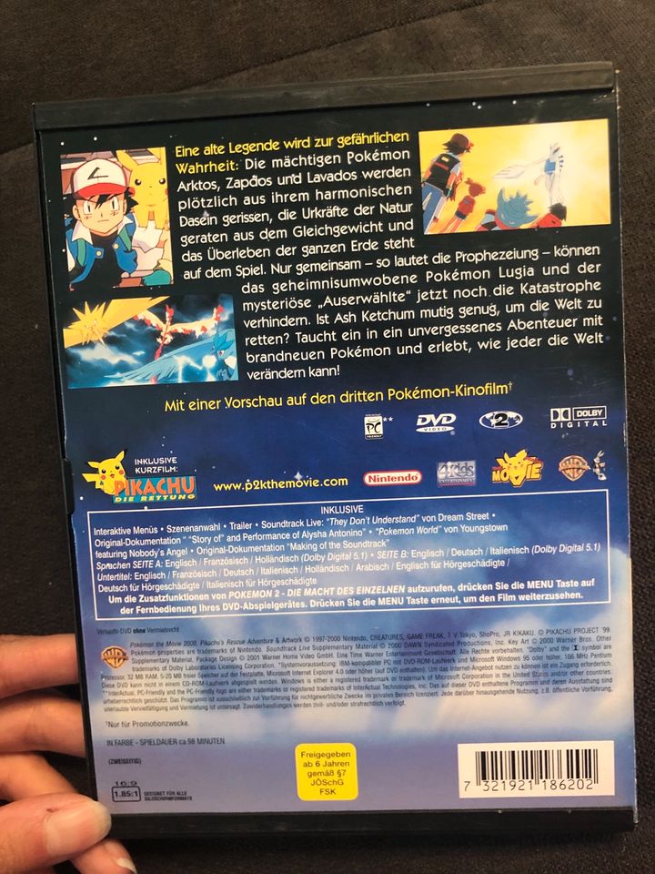 Pokémon 2 - Die Macht des einzelnen DVD in Bad Soden am Taunus