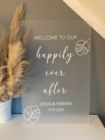 Acrylschild Welcome Sign happily ever after Schleswig-Holstein - Lübeck Vorschau