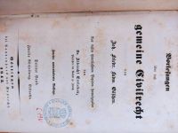 Buch 1843 Jura Göschen Civilrecht Erbrecht Schleswig-Holstein - Schleswig Vorschau